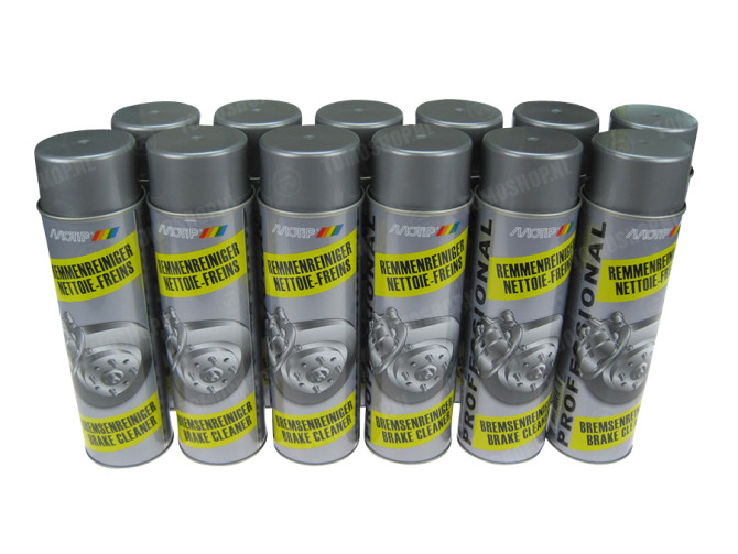 Brake cleaner spray MoTip (12 cans) package deal main